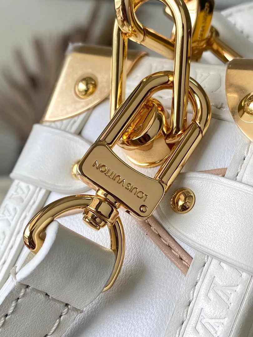 Louis Vuitton Side Trunk PM M25216 Beige Lambskin - Default Title - View 5