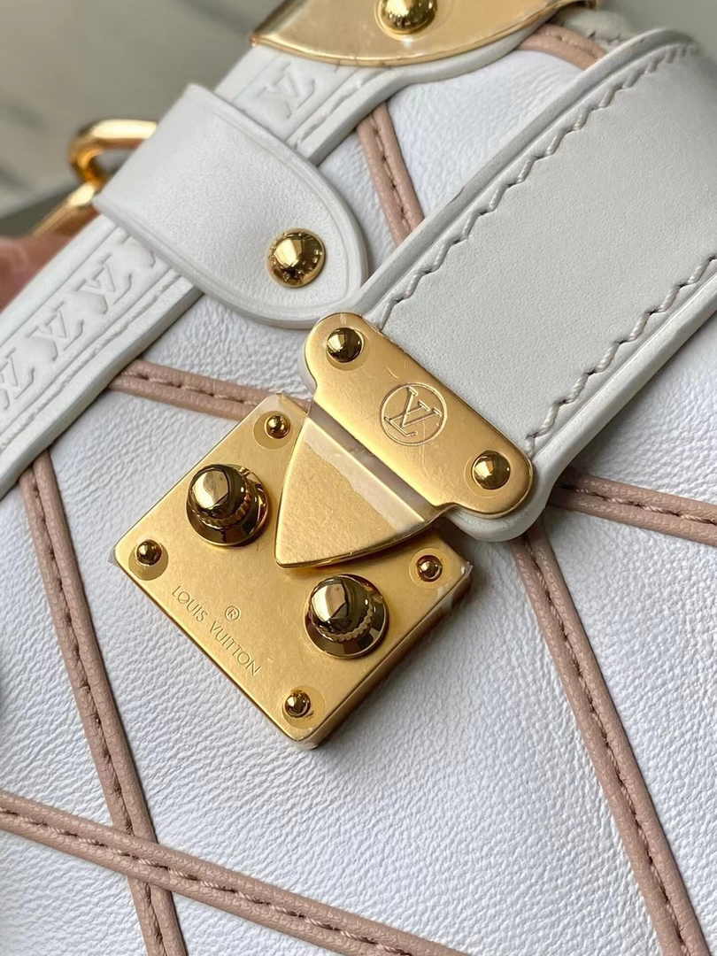 Louis Vuitton Side Trunk PM M25216 Beige Lambskin - Default Title - View 6