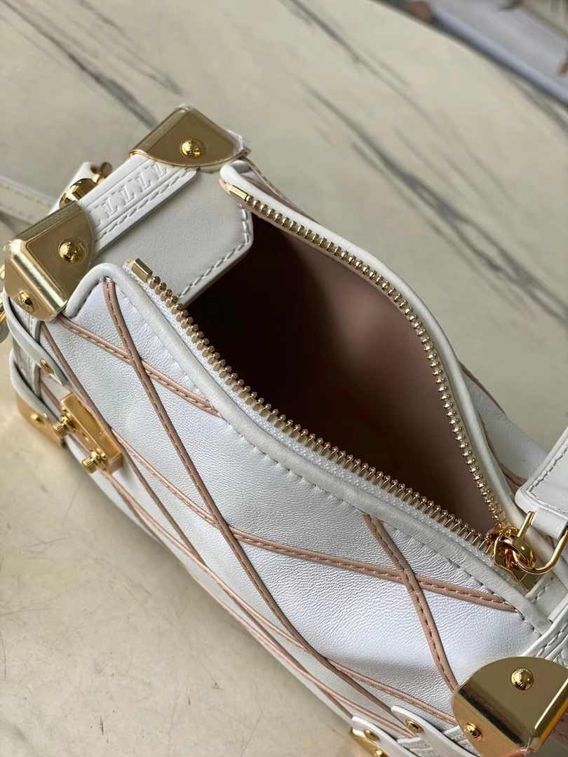 Louis Vuitton Side Trunk PM M25216 Beige Lambskin - Default Title - View 9