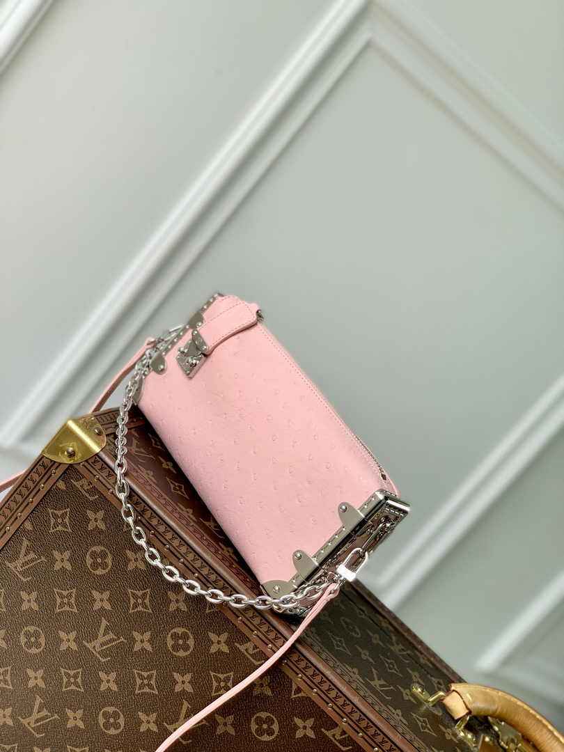 Louis Vuitton Slim Trunk M25445 Pink Ostrich leather - Default Title - View 2
