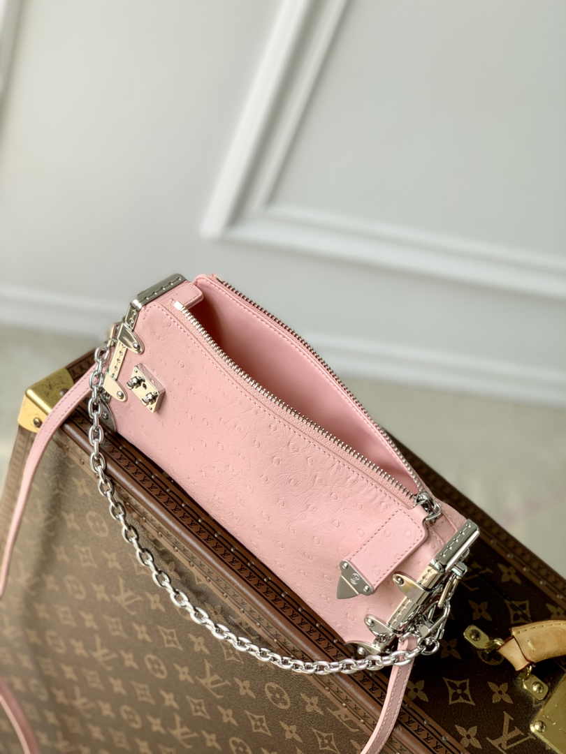 Louis Vuitton Slim Trunk M25445 Pink Ostrich leather - Default Title - View 9