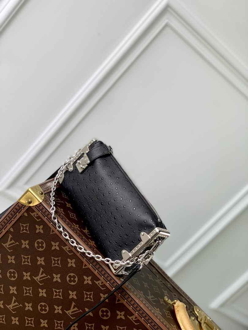 Louis Vuitton Slim Trunk M25445 Black Ostrich leather - Default Title - View 2