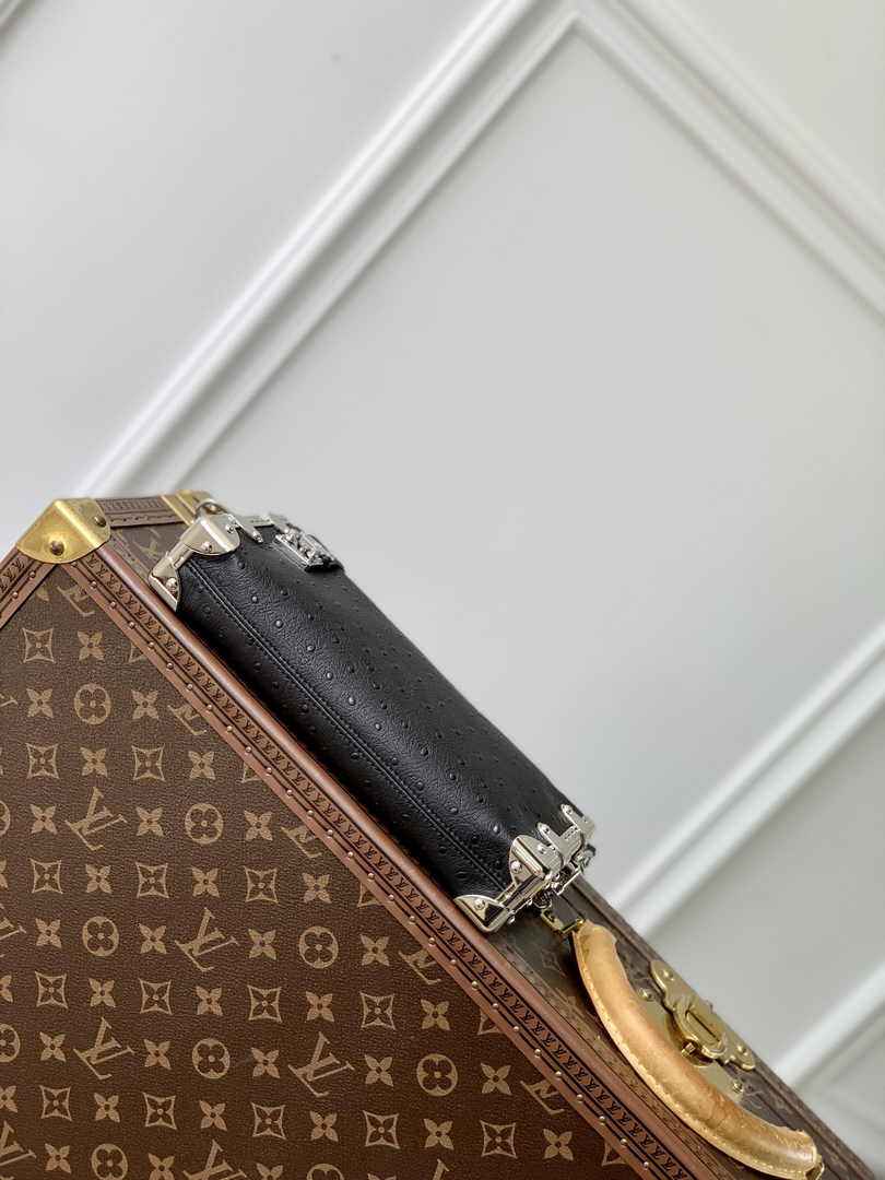 Louis Vuitton Slim Trunk M25445 Black Ostrich leather - Default Title - View 4