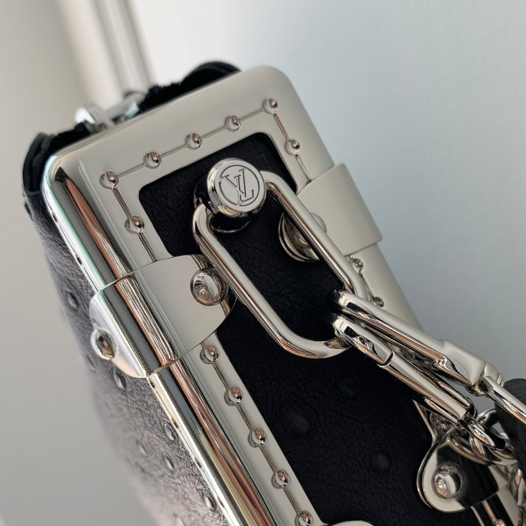 Louis Vuitton Slim Trunk M25445 Black Ostrich leather - Default Title - View 7