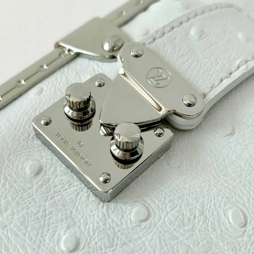 Louis Vuitton Slim Trunk M25445 Beige Ostrich leather - Default Title - View 5
