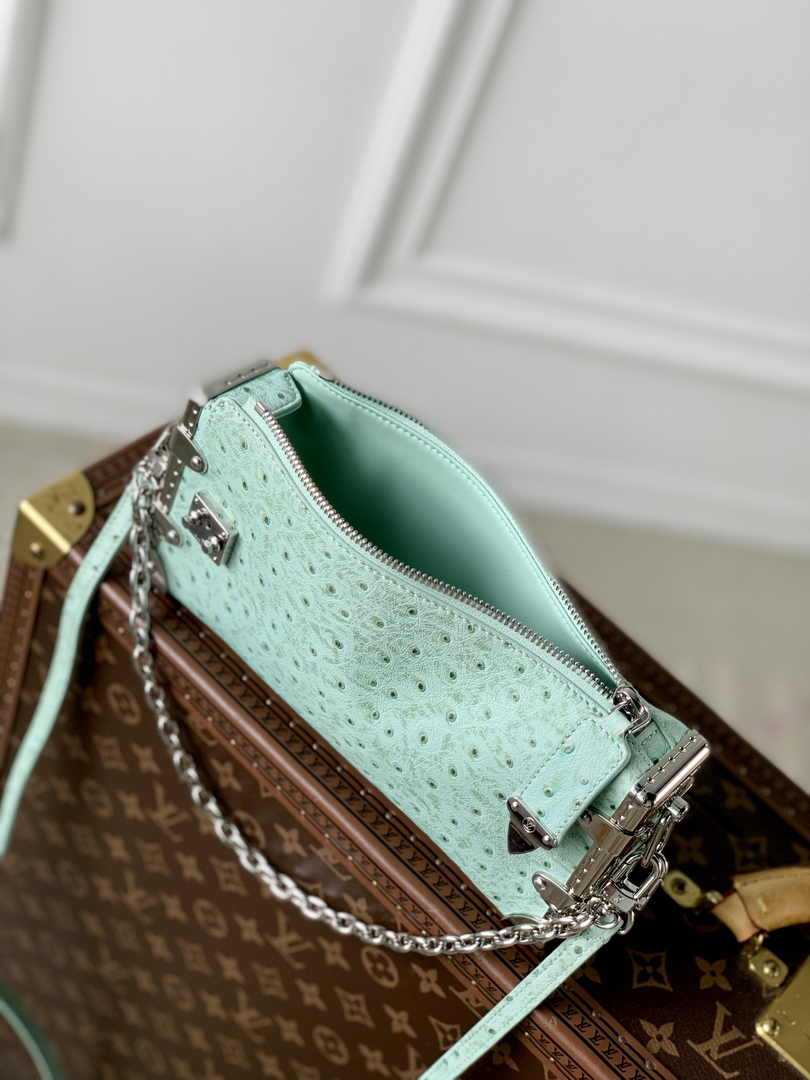 Louis Vuitton Slim Trunk M25445 Green Ostrich leather - Default Title - View 9