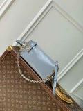 Louis Vuitton Slim Trunk M25445 Blue Calf leather - Default Title - View 1