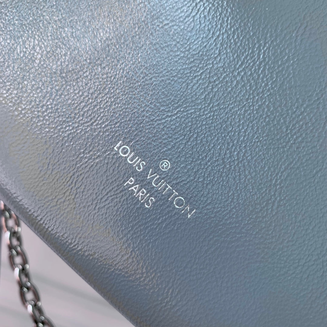 Louis Vuitton Slim Trunk M25445 Blue Calf leather - Default Title - View 8