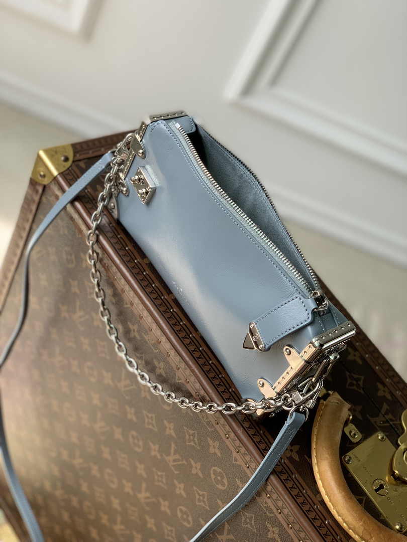 Louis Vuitton Slim Trunk M25445 Blue Calf leather - Default Title - View 9
