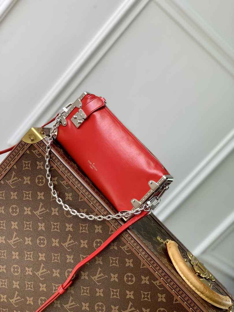 Louis Vuitton Slim Trunk M25445 Red Calf leather - Default Title - View 2