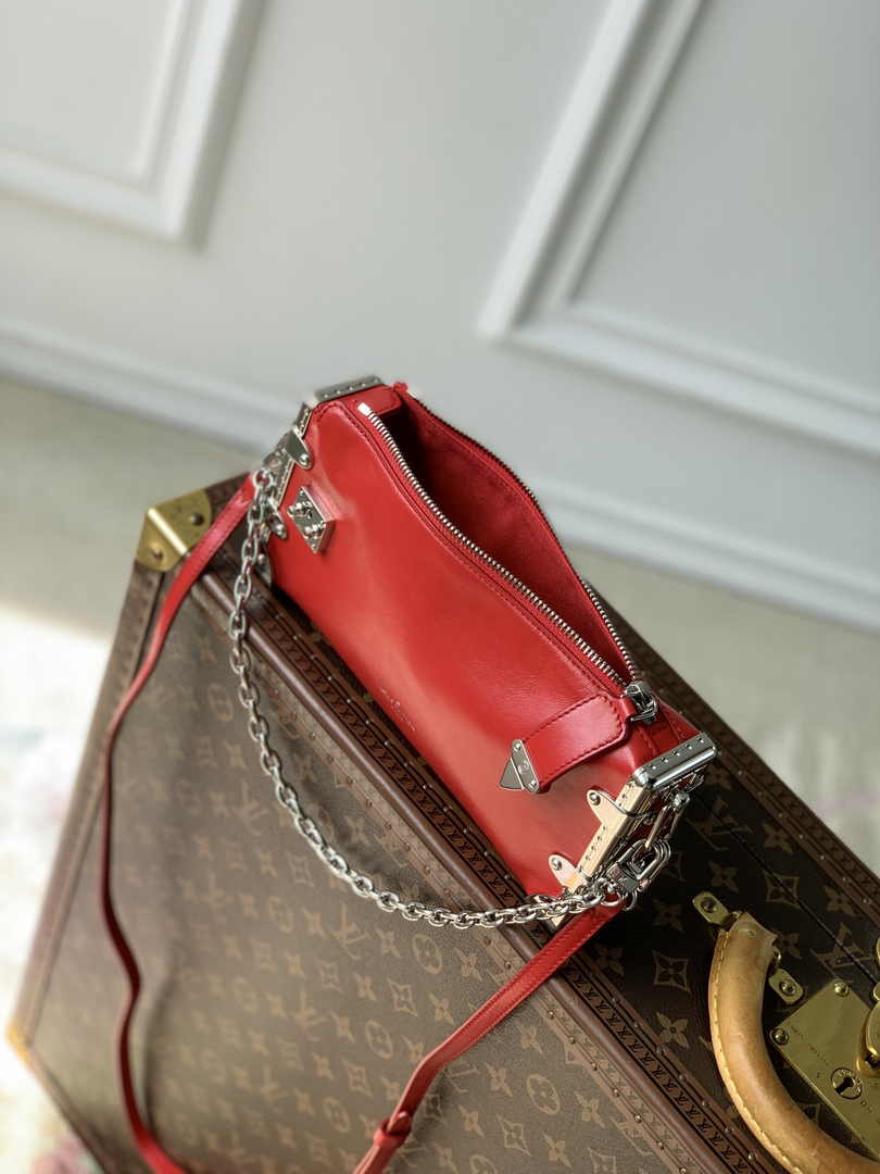 Louis Vuitton Slim Trunk M25445 Red Calf leather - Default Title - View 8
