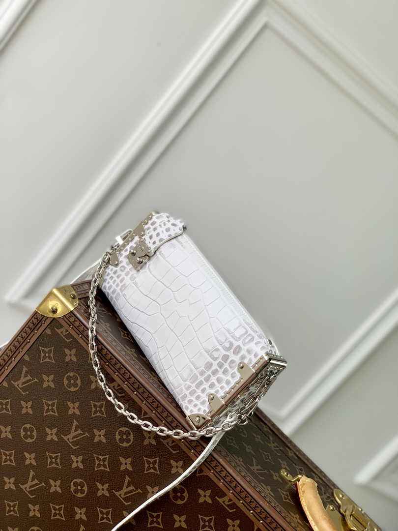 Louis Vuitton Slim Trunk M25445 Beige Crocodile leather - Default Title - View 2