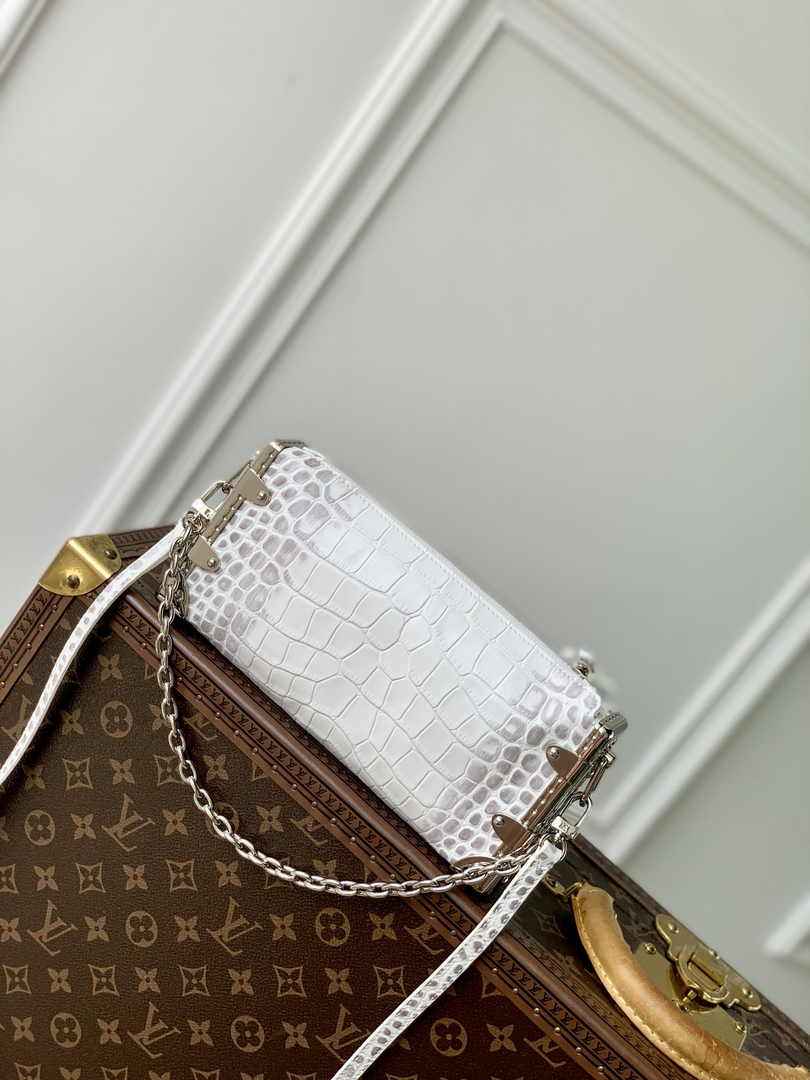 Louis Vuitton Slim Trunk M25445 Beige Crocodile leather - Default Title - View 3