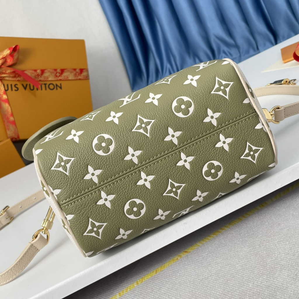 Louis Vuitton Speedy Bandoulière 20 Bag M46118 Monogram Kaki Beige