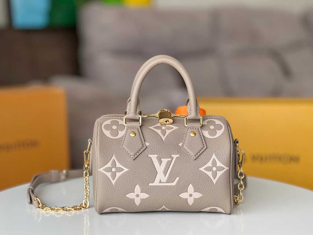 Louis Vuitton Speedy Bandoulière 20 Bag M46575 Monogram Empreinte leather
