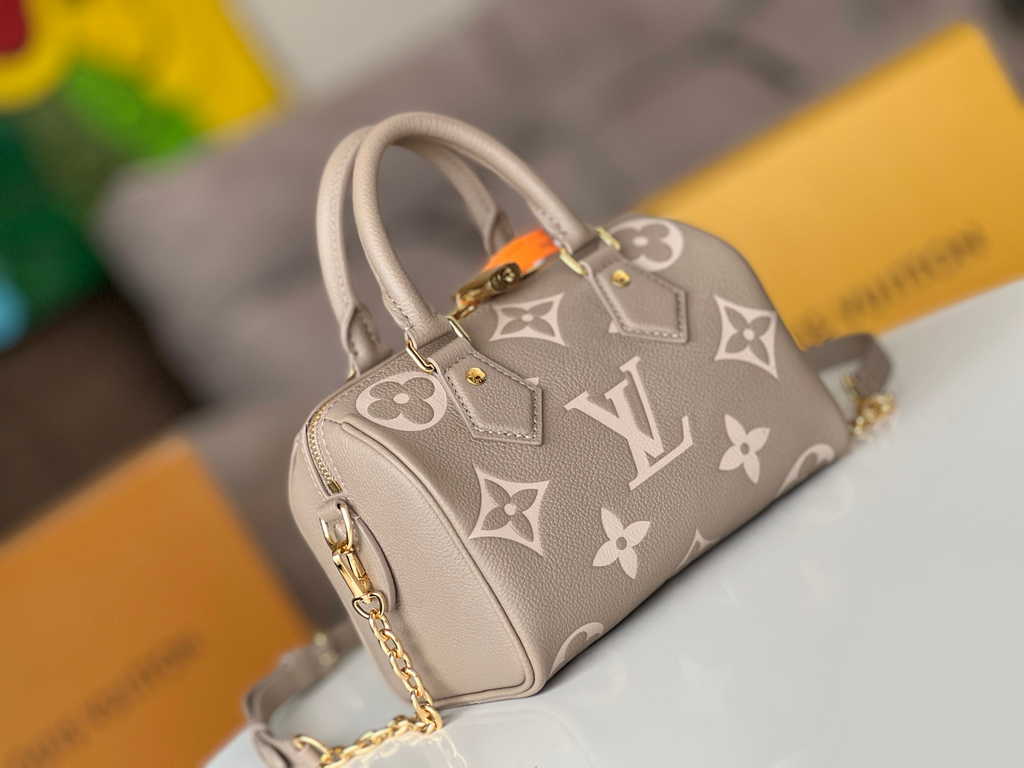Louis Vuitton Speedy Bandoulière 20 Bag M46575 Monogram Empreinte leather