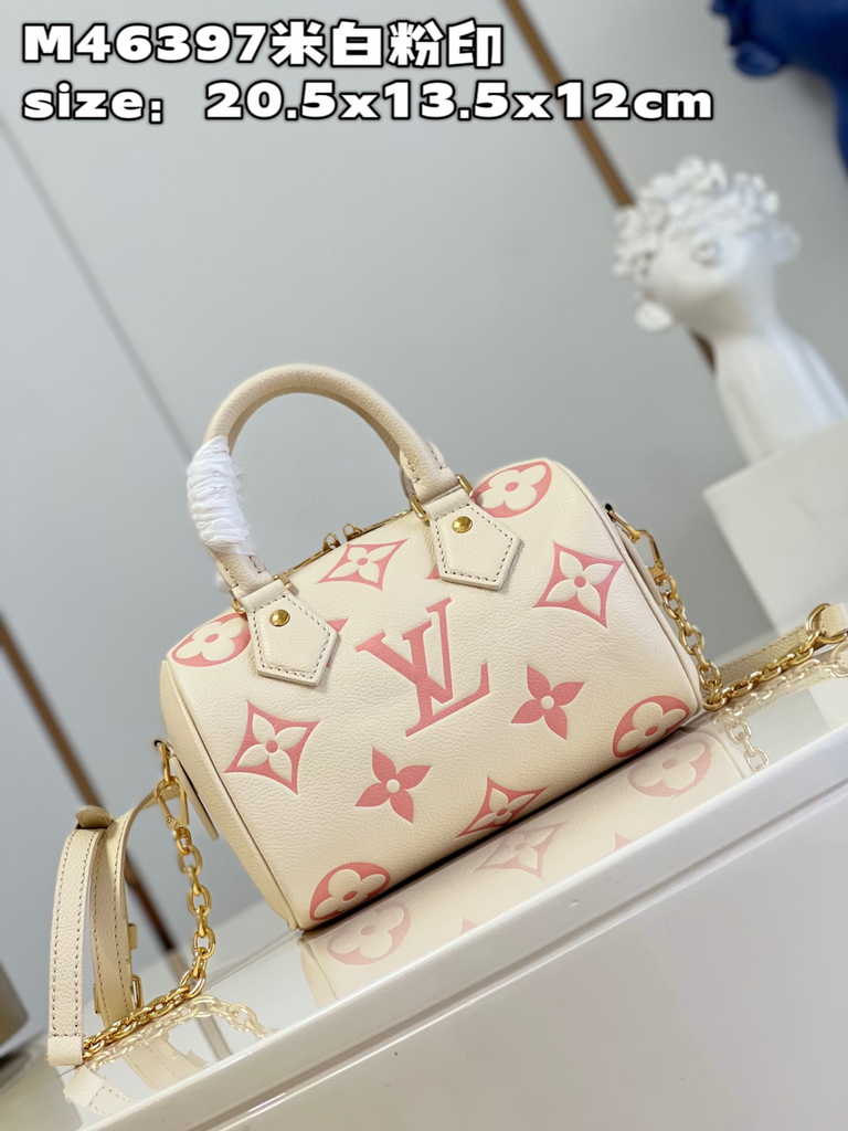 Louis Vuitton Speedy Bandoulière 20 M46397 Bicolor Monogram Empreinte