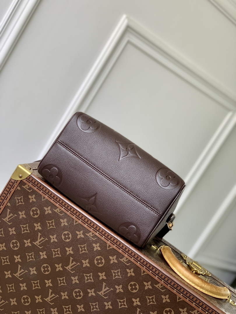 Louis Vuitton Speedy Bandoulière 25 Bag M14043 Brown Lambskin leather