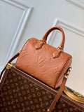 Louis Vuitton Speedy Bandoulière 25 Bag M59273 Tan Leather