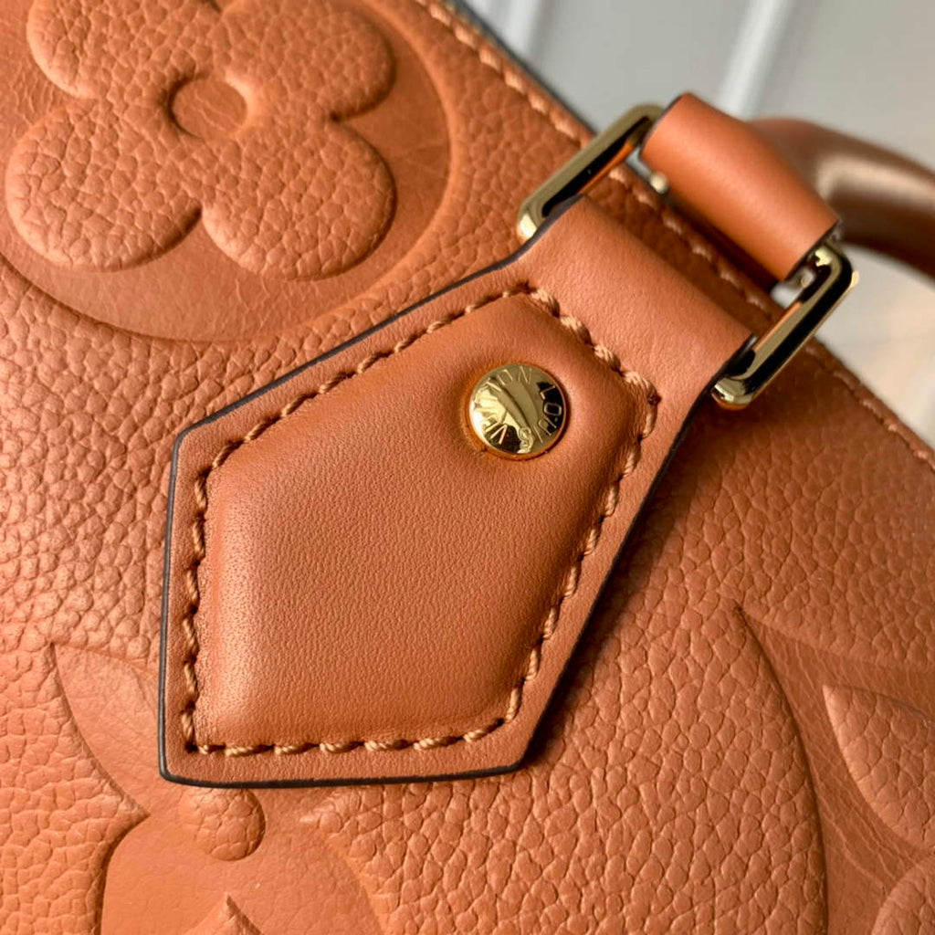 Louis Vuitton Speedy Bandoulière 25 Bag M59273 Tan Leather