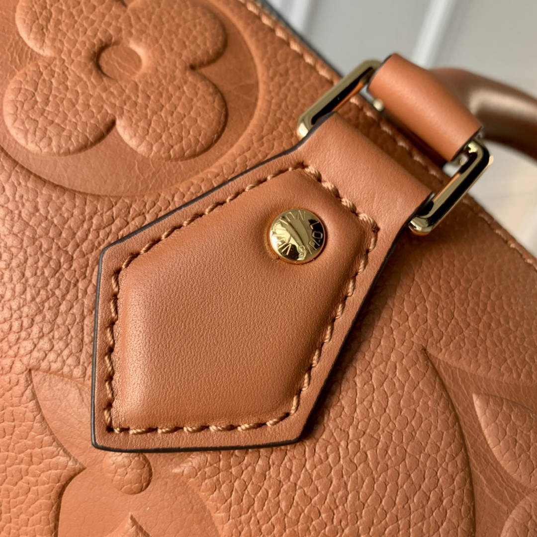 Louis Vuitton Speedy Bandoulière 25 Bag M59273 Tan Leather