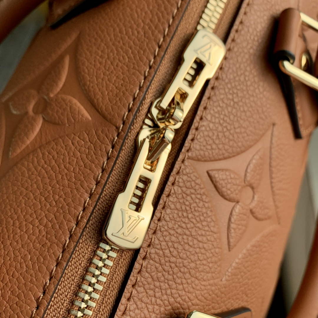 Louis Vuitton Speedy Bandoulière 25 Bag M59273 Tan Leather