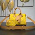 Louis Vuitton Speedy P9 Bandoulière 25 Bag M24426 Yellow Soft calfskin