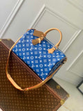 Louis Vuitton Speedy P9 Bandoulière 40 M24418 Blue Soft calfskin