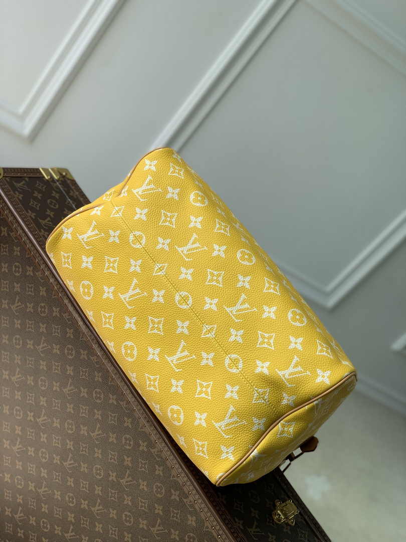 Louis Vuitton Speedy P9 Bandoulière 40 M24419 Yellow Soft calfskin