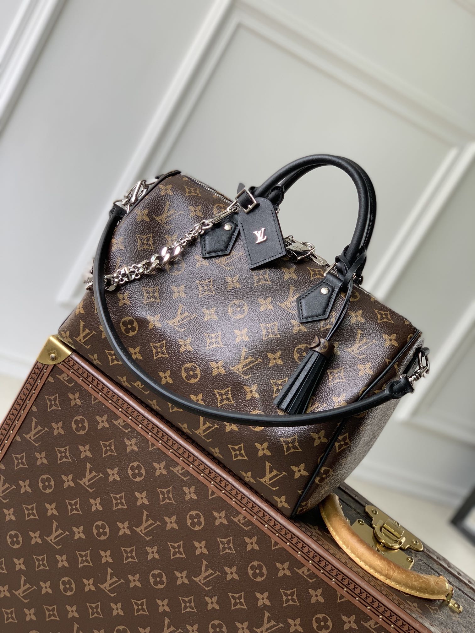 Louis Vuitton Speedy Soft 30 Dark M12243