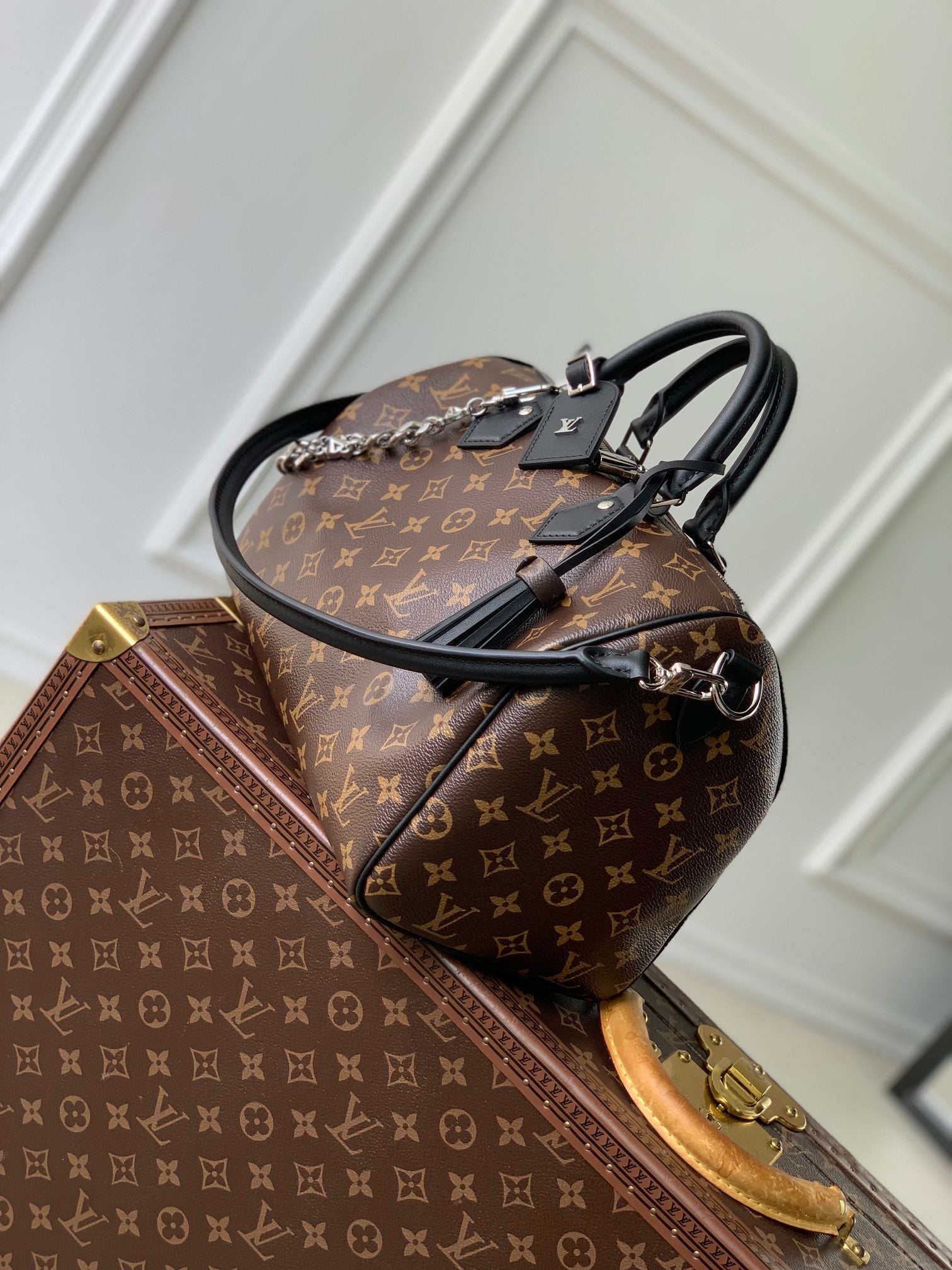 Louis Vuitton Speedy Soft 30 Dark M12243