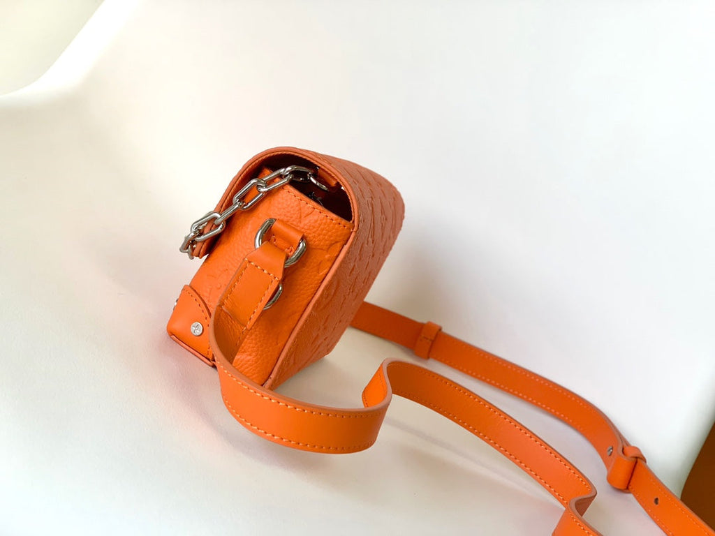 Louis Vuitton Steamer Wearable Wallet M82916 Orange Leather
