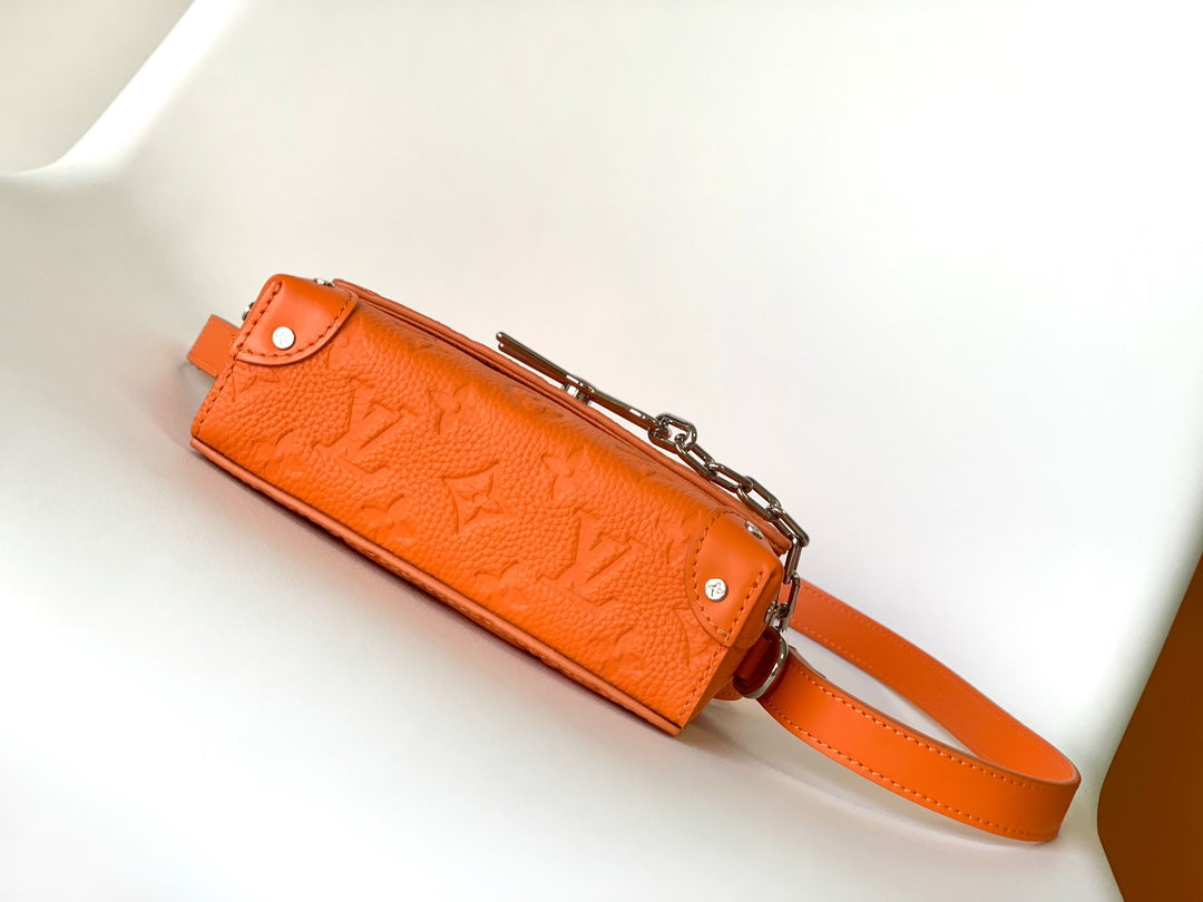 Louis Vuitton Steamer Wearable Wallet M82916 Orange Leather