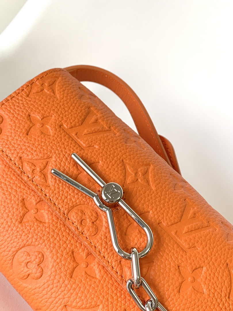 Louis Vuitton Steamer Wearable Wallet M82916 Orange Leather