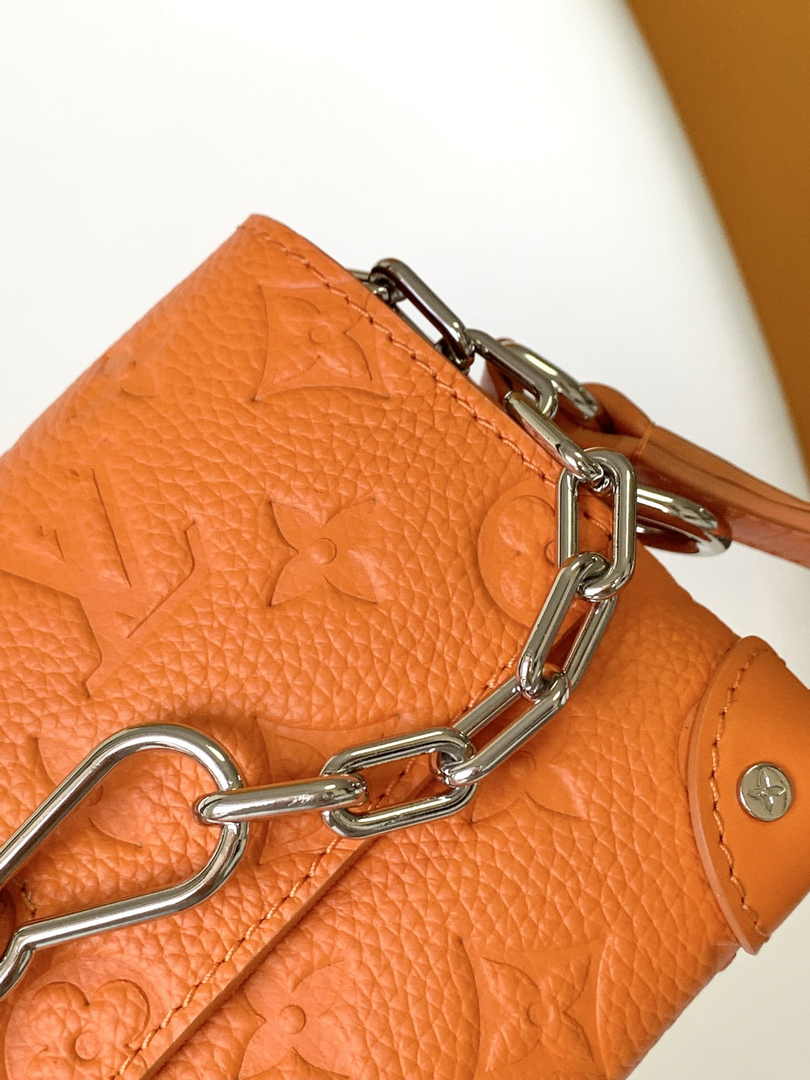 Louis Vuitton Steamer Wearable Wallet M82916 Orange Leather