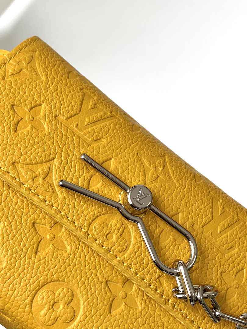 Louis Vuitton Steamer Wearable Wallet M82917 Yellow Leather