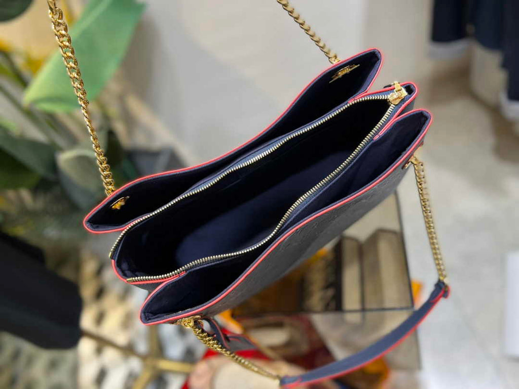 Louis Vuitton Surene Bag M43759 Navy Blue Monogram Empreinte - Default Title - View 6