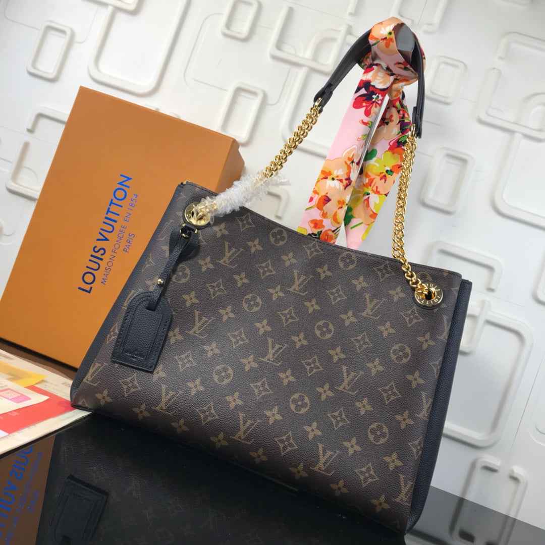 Louis Vuitton Surene Bag M43772 Black Monogram - Default Title - View 1