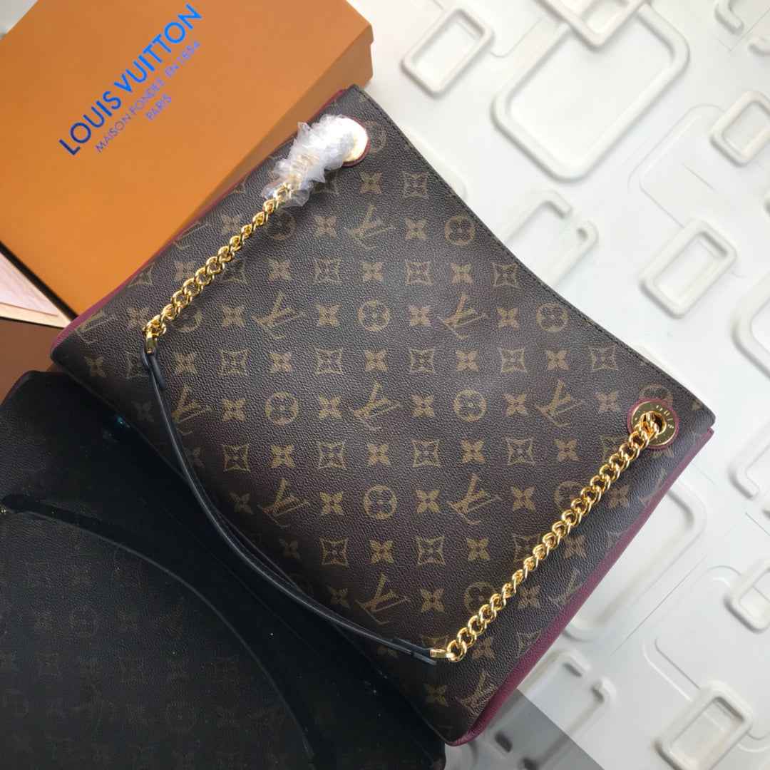 Louis Vuitton Surene Bag M43864 Wine Red Monogram - Default Title - View 2