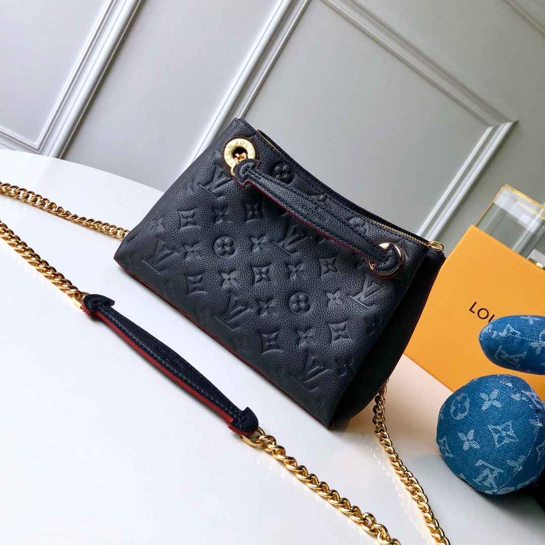 Louis Vuitton Surene BB Bag M43750 Navy Blue Monogram Empreinte - Default Title - View 1