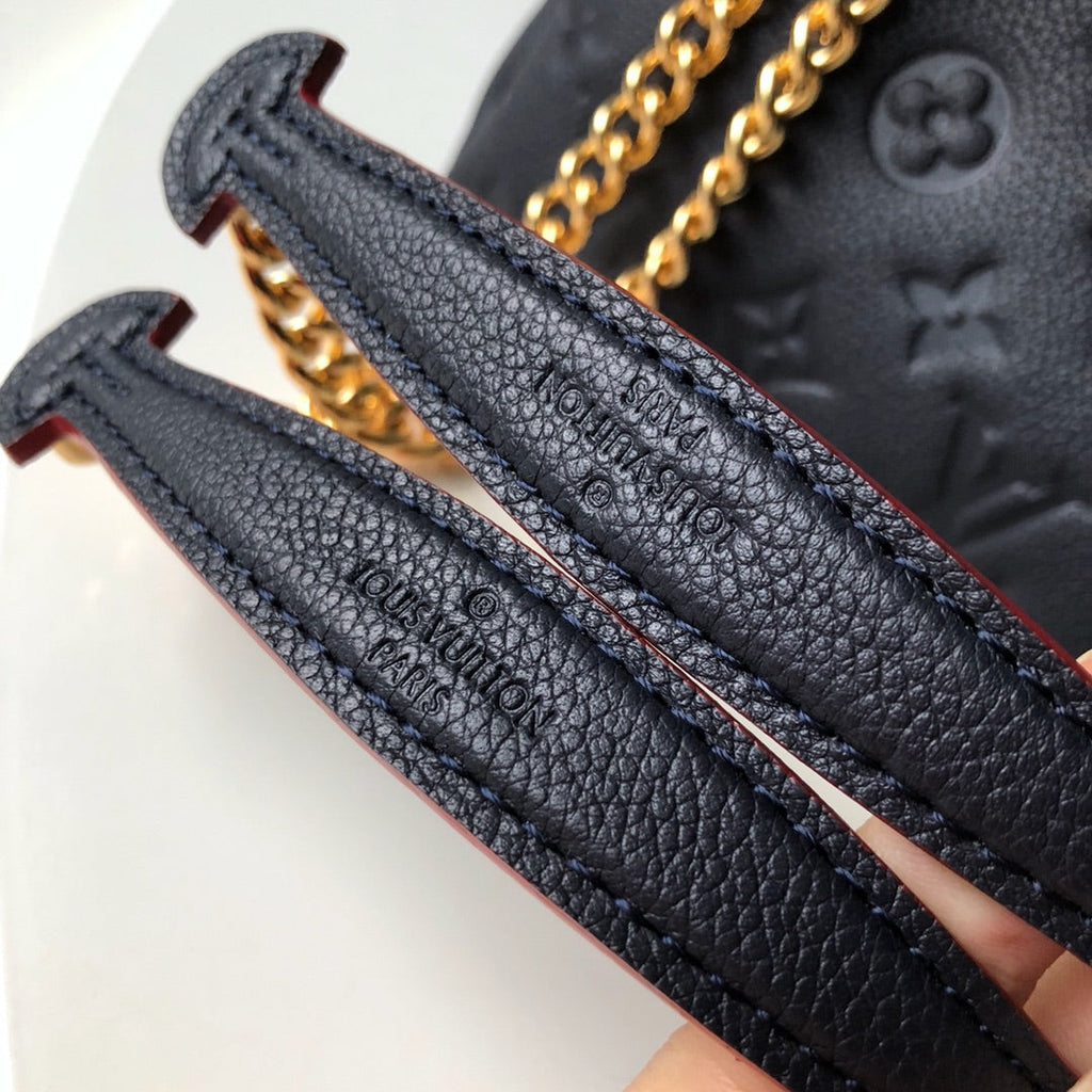 Louis Vuitton Surene BB Bag M43750 Navy Blue Monogram Empreinte - Default Title - View 6