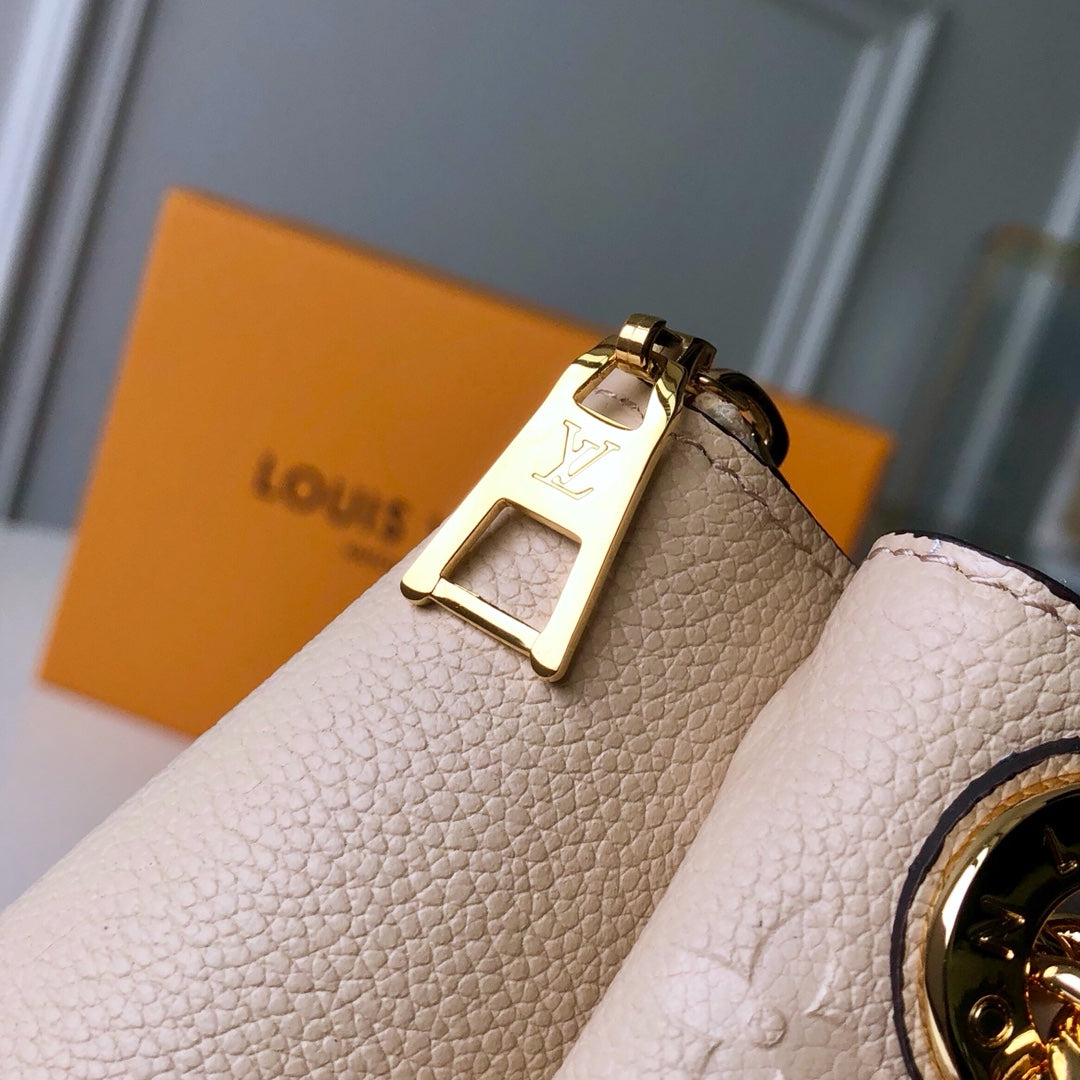 Louis Vuitton Surene BB Bag M43877 Beige Monogram Empreinte - Default Title - View 7