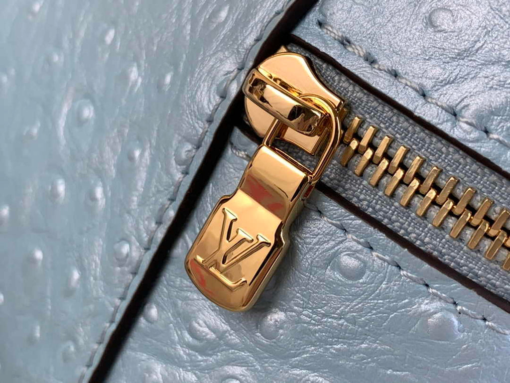 Louis Vuitton Vanity Chain Pouch N85806 Blue Ostrich leather - Default Title - View 7