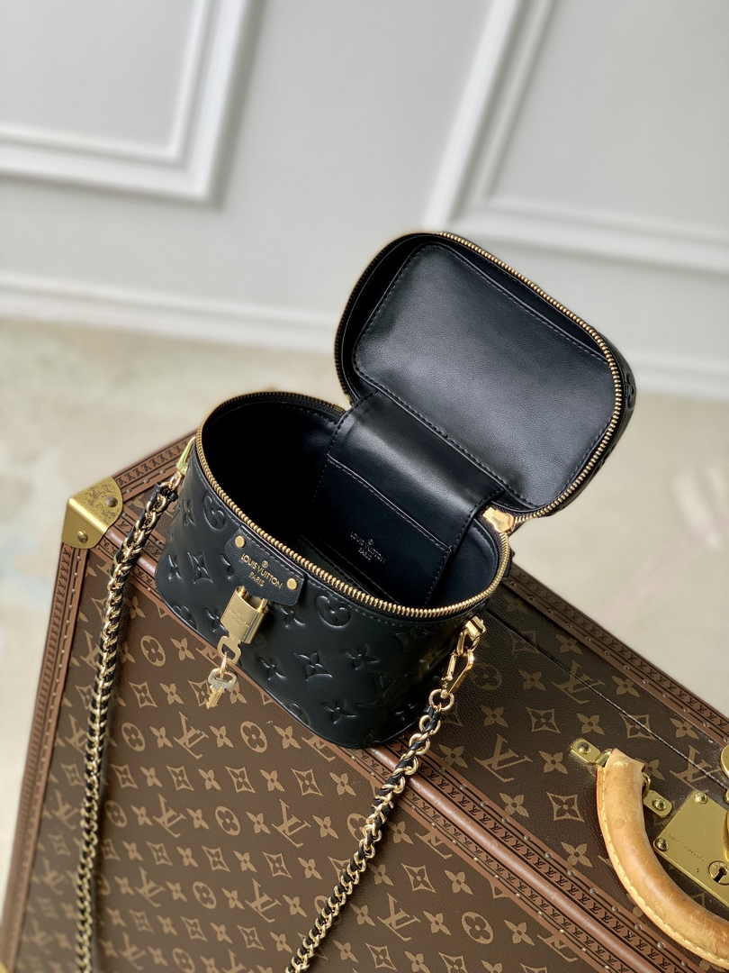 Louis Vuitton Vanity PM M25123 Black Puffy lambskin - Default Title - View 9