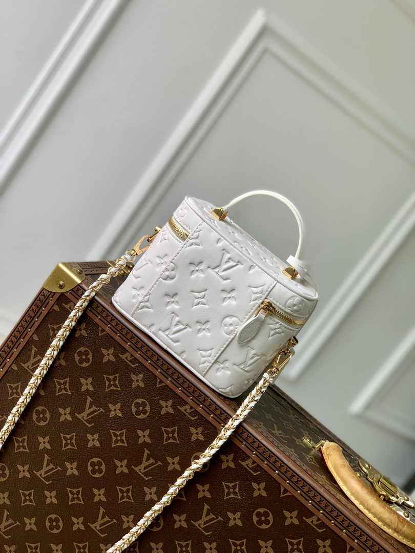 Louis Vuitton Vanity PM M25219 Beige Puffy lambskin - Default Title - View 3