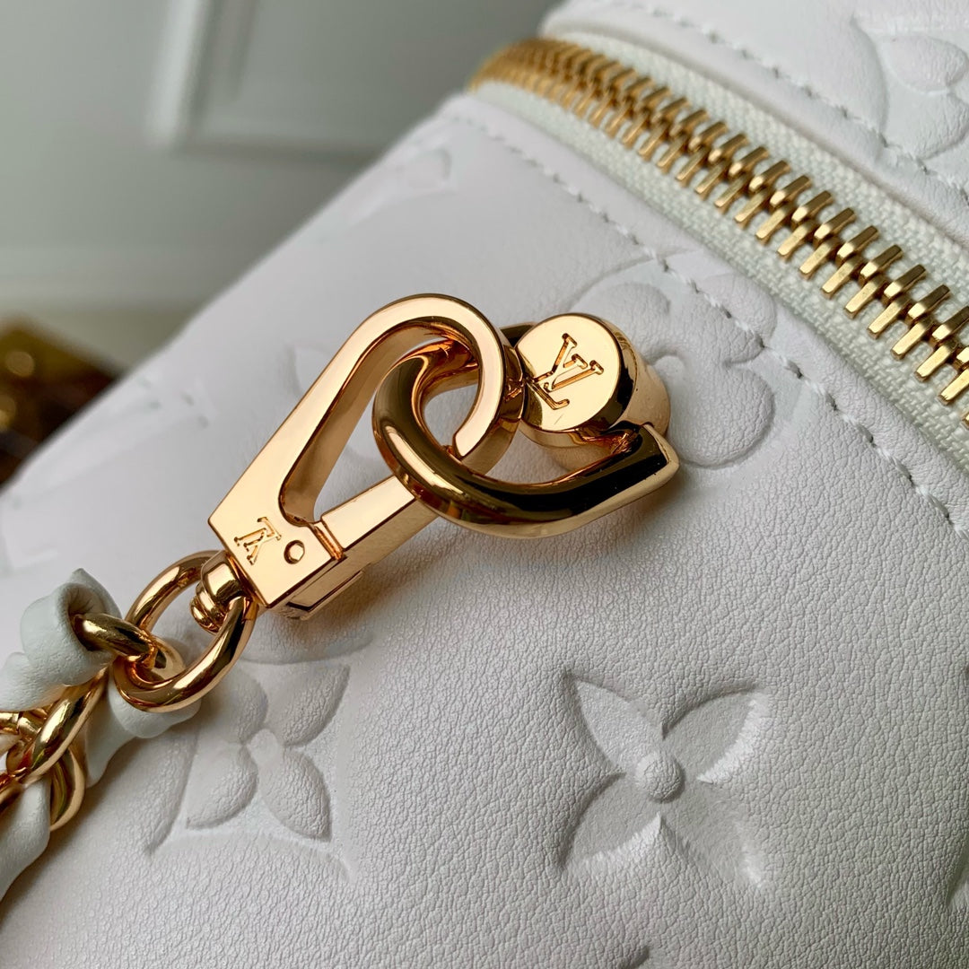 Louis Vuitton Vanity PM M25219 Beige Puffy lambskin - Default Title - View 6