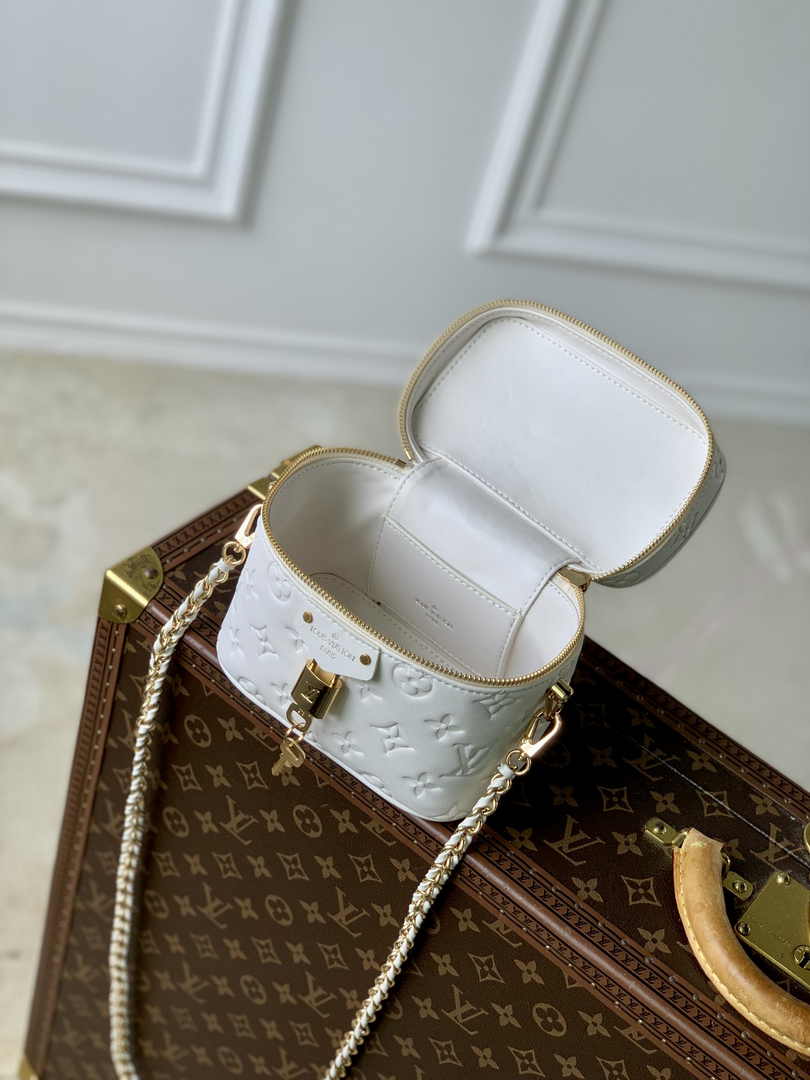 Louis Vuitton Vanity PM M25219 Beige Puffy lambskin - Default Title - View 9
