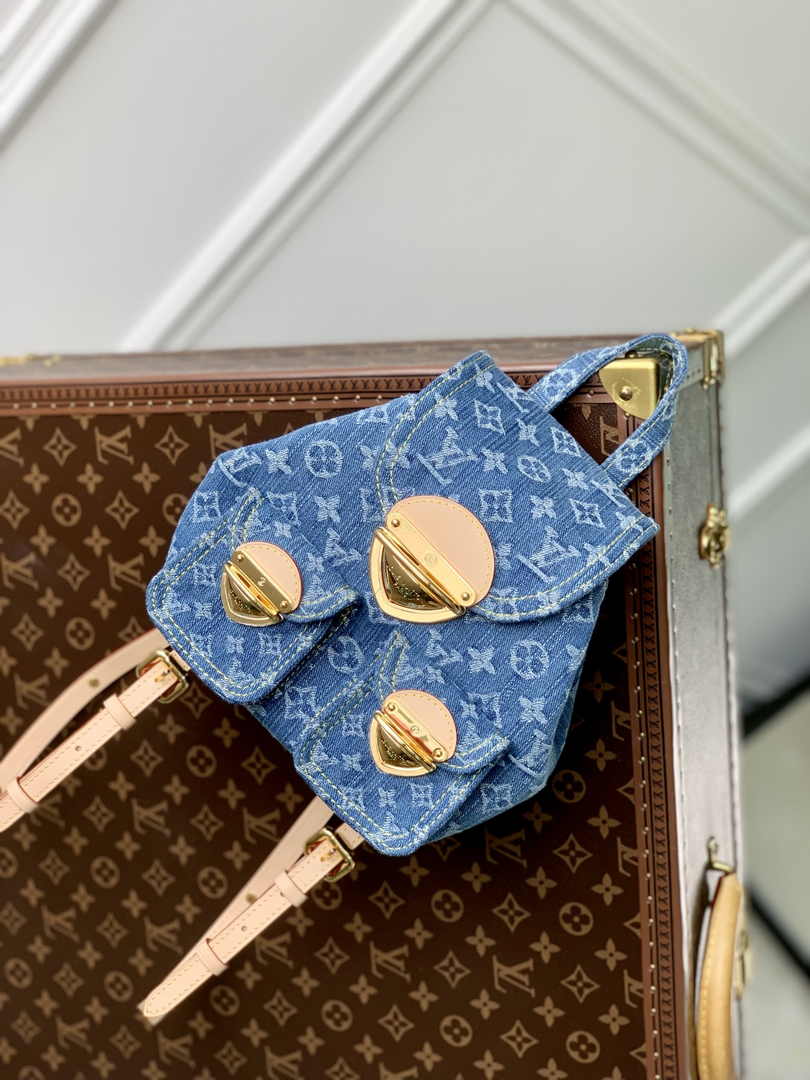 Louis Vuitton Venice Backpack M46836 Denim Blue