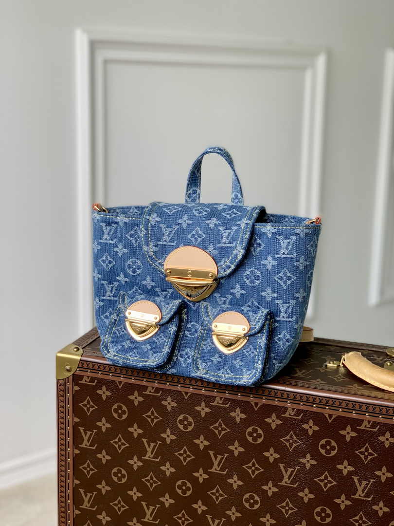 Louis Vuitton Venice Backpack M46836 Denim Blue