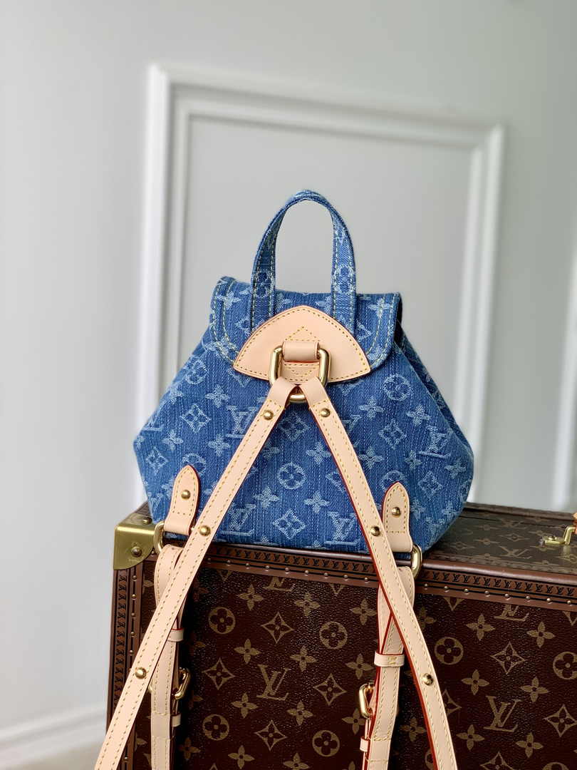 Louis Vuitton Venice Backpack M46836 Denim Blue
